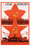 Buy Soviet Cavalry and Tanks Propaganda at AllPosters.com