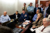President Obama before statement to the media of the mission against Osama bin Laden, May 1, 2011 Photographic Print