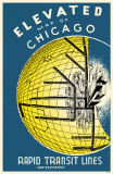 Elevated Map of Chicago