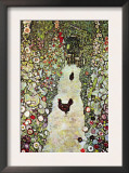 Garden Path with Chickens