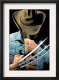 Uncanny X-Men #448 Cover: Logan and Wolverine Fighting