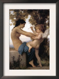 A Young Girl Defending Herself Against Eros