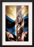 Wolverine #40 Cover: Wolverine, Captain America, Iron Man and Spider-Man