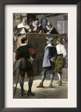 Buy Quaker Man on Trial in an English Courtroom at AllPosters.com