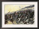 Jeffrey Amherst and British Troops Capturing Fort Ticonderoga in the French and Indian War, c.1759