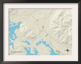 Political Map of Moultonborough, NH
