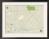 Political Map of Echelon, NJ