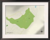 Political Map of Makaha Valley, HI