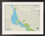 Political Map of Lake Havasu City, AZ