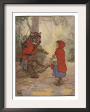 Illustrtation From Little Red Riding Hood