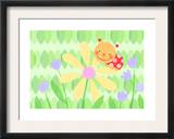 Cute Ladybug on Flower