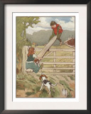 Illustration From Jack And Jill Of Children Of Seesaw