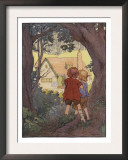 Illustration From Hansel And Gretel Of Children Seeing House