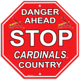 St. Louis Cardinals Stop Sign