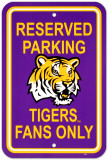 Louisiana State University (LSU) Parking Sign
