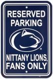 University of Penn State Parking Sign