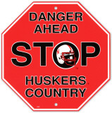 University of Nebraska Stop Sign