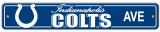 Indianapolis Colts Street Sign