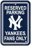 New York Yankees Parking Sign
