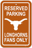 University of Texas Parking Sign