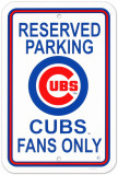 Chicago Cubs Parking Sign