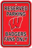 University of Wisconsin Parking Sign