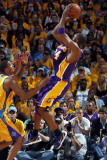 Los Angeles Lakers v New Orleans Hornets - Game Three, New Orleans, LA - APRIL 22: Kobe Bryant and 