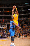 Dallas Mavericks v Los Angeles Lakers - Game One, Los Angeles, CA - MAY 2: Kobe Bryant and DeShawn 
