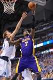 Los Angeles Lakers v Dallas Mavericks - Game Four, Dallas, TX - MAY 8: Lamar Odom and Dirk Nowitzki