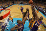 Los Angeles Lakers v New Orleans Hornets - Game Three, New Orleans, LA - APRIL 22: Kobe Bryant and 