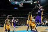 Los Angeles Lakers v New Orleans Hornets - Game Three, New Orleans, LA - APRIL 22: Kobe Bryant and 