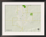 Political Map of Arkansas City, KS