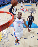 Memphis Grizzlies v Oklahoma City Thunder - Game Two, Oklahoma City, OK - MAY 3: Russell Westbrook  Photographic Print