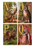 Buy N, O, P, Q Illustrated Letters at AllPosters.com