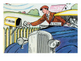 Mail Delivery By Car