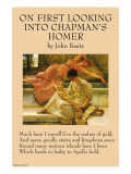 On First Looking Into Chapman's Homer