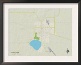 Political Map of Litchfield, MN