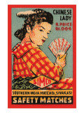 Buy Chinese Lady Safety Matches at AllPosters.com