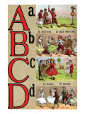 Buy A, B, C, D Illustrated Letters at AllPosters.com