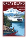 Orcas Island, Washington - Ferry Scene