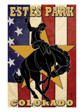 Estes Park, Colorado - Bucking Horse