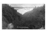 Alaska - View of Hurricane Gulch Bridge
