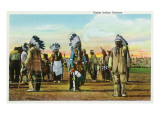 Osage Indian Dancers in Traditional Dress