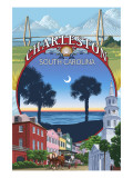 Charleston, South Carolina Town Views