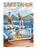 Lake Tahoe, California - Water Skiing Scene