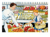 Buy Shopping For Vegetables at AllPosters.com