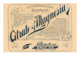 Buy Citrate Magnesia at AllPosters.com