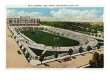 Erie, Pennsylvania - Erie Academy High School and Stadium View