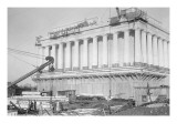 Lincoln Memorial Undergoes Construction