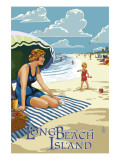 Long Beach Island, New Jersey Beach Scene